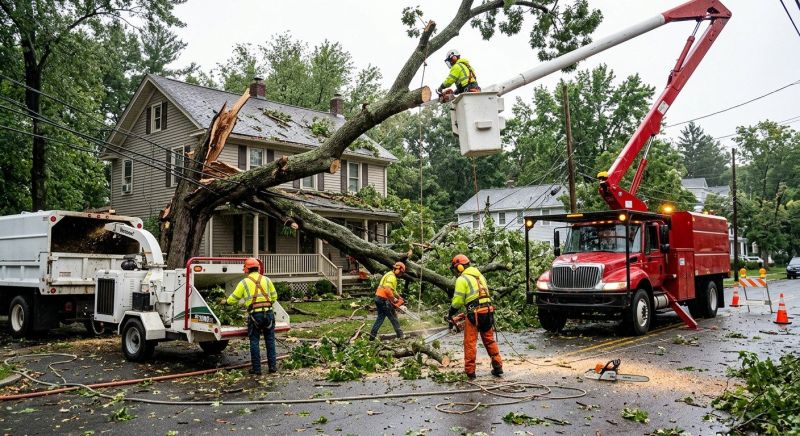 Fallen Tree Removal in Allentown, PA