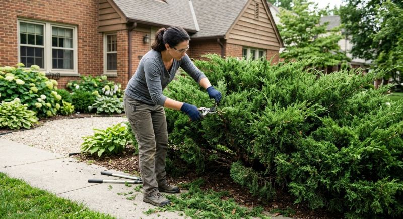 Juniper Trimming in Aiken, SC