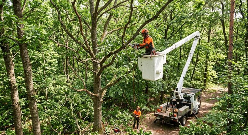 Tree Canopy Thinning in Reno, NV